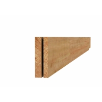 Douglas Fijnbezaagde Plank 2,2x400cm Groen Geïmpregneerd