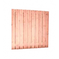 Douglas 16mm Geschaafd 21 Planks Scherm 180X180cm Onbehandeld