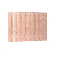 Douglas 16mm Geschaafd 19 Planks Scherm 180X130 Onbehandeld