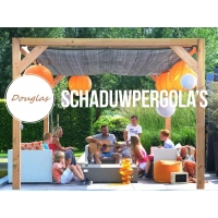 Douglas schaduwpergola houtpakket 524cm