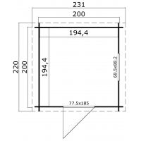 Wels 1 (groen geimpregneerd)