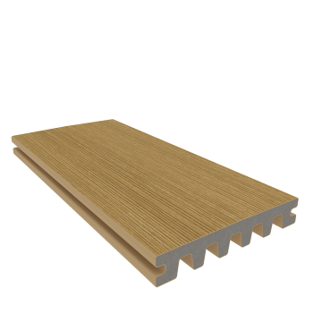 NTW Composiet Dekdeel Enkelzijdig 2.3x13.8x400cm Red Cedar