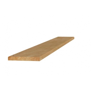 Douglas plank 2.8x19.5x300cm onbehandeld