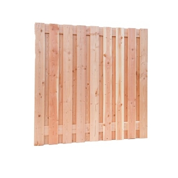 Douglas 16mm geschaafd 19 Planks scherm 180X180cm Onbehandeld