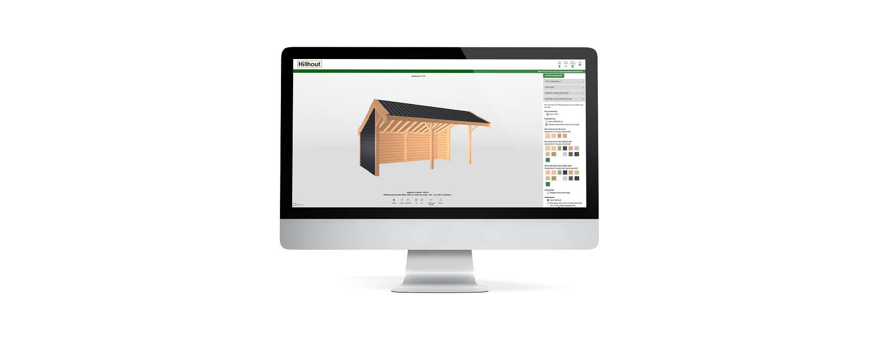 Hillhout configurator